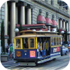 MUNI Standard cable cars in historic liveries